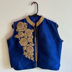 Blouse piece navy blue